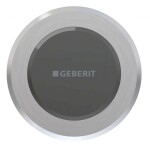 GEBERIT - Splachovací systémy Oddálené ovládání splachování typ 10, síťové napájení, kartáčovaná ocel 115.956.SN.6