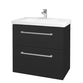 Dřevojas - Umyvadlová skříňka BIG INN SZZ2 80 - N03 Graphite / Úchytka T03 / N03 Graphite 200671C