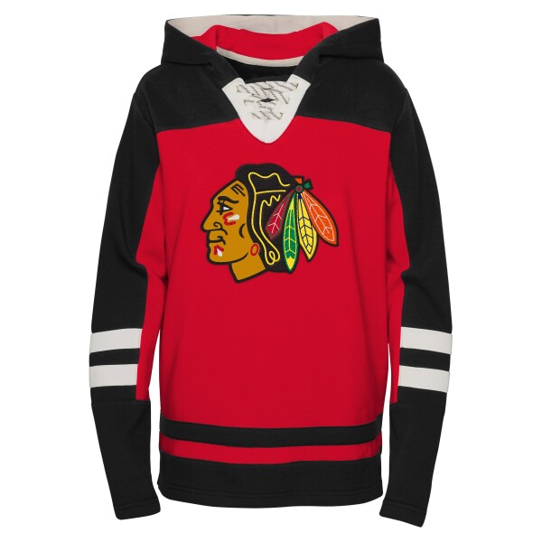 Outerstuff Dětská Mikina Chicago Blackhawks Ageless Revisited - Home Po Hoodie Velikost: Dětské XL (14 - 16 let)