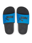 Junior žabky Cool Cat 2.0 Jr 390881 07 Modrá s černou - Puma tm.modrá-černá 38