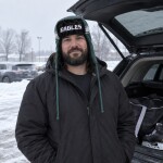 New Era Pánská zimní čepice Philadelphia Eagles NFL Trapper