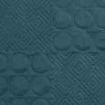 DumDekorace Designový přehoz na postel Boni dark teal Šířka: 170 cm | Délka: 210 cm Šířka: 170 cm | Délka: 210 cm