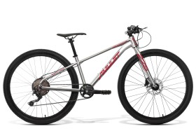 Amulet TOMCAT 1.11 SH 27,5", rám 15" (S), model 2025, alu brushed transparent/red - ZDARMA dopravné, odborná montáž, seřízení a sada světel! (Záruka nejlepší ceny! Nakupujte u autorizovaného prodejce s montáží zdarma!)