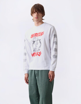 Tričko Service Works Boiling Point LS Tee White