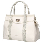 Trendy dámská koženková kabelka do ruky Camila, béžová