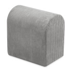 PLUSH NEST PLUSH NEST Hrací hrad s bazénem a 150 míčky, Prémiový šedý Manšestr