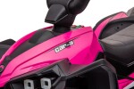 Mamido Dětská elektrická čtyřkolka XC-sport 2x45W růžová