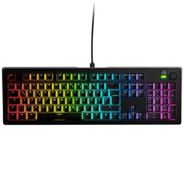 Glorious GMMK 3 100% - Fox Linear (ISO DE) černá / herní 100% / USB-C / ISO (DE) layout / Fox Linear / RGB / 1.4m (GLO-KB-GMMK3-100-PB-FOX-W-BLK-DE)