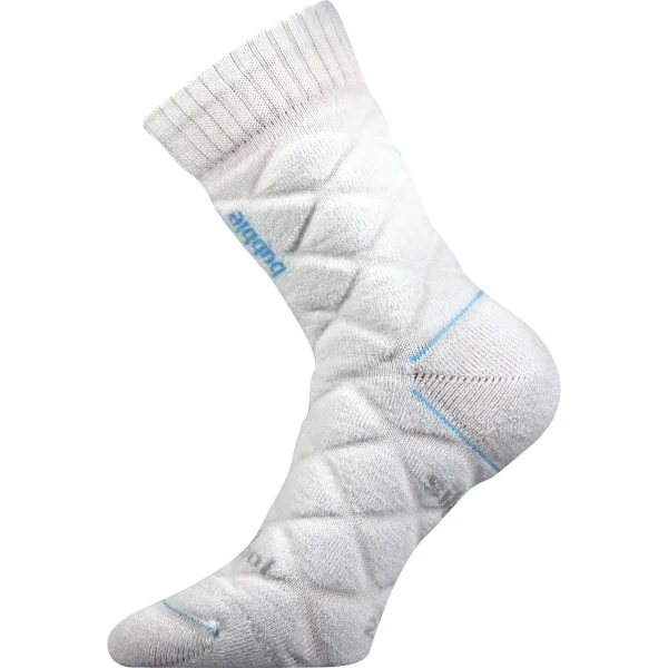 VOXX Ponožky silné dvouvrstvé z merino FORCE s ionty stříbra BÍLÉ 35-38 111784