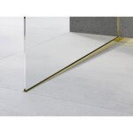 MEXEN - Line-B spádová lišta pro sklo 180 cm levá, zlato 185004180L