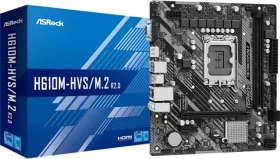 ASRock H610M-HVS/M.2 R2.0 / LGA 1700 / 2x DDR4 / 1x PCiex16 / GLAN / mATX (90-MXBJJ0-A0UAYZ)