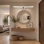 Nástěnné svítidlo LED 8W 40CM APP368-1W - chrom OSW-08434