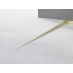 MEXEN - Line-B spádová lišta podlahová 120 cm levá, zlato 185001120L