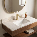 REA - Umyvadlová baterie Arlo Brush Gold REA-B0976