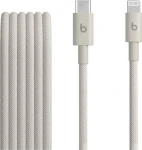 Beats kabel USB-C (M) - Lightning (M) 1.5m šedá / opletený (MDGL4EE/A)