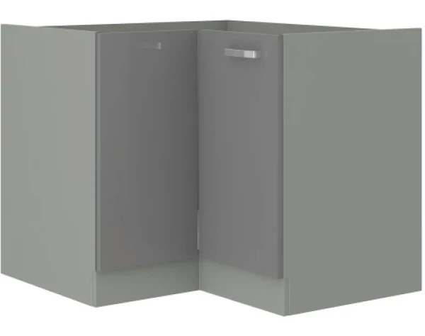 Dolní rohová kuchyňská skříňka Grey 90ND, 90 cm