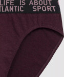 Kalhotky Atlantic 3MP-209/25 A'3 S-2XL zeleno-maroun-modrá L