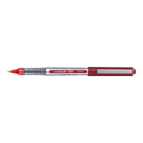 UNI EYE Micro inkoustový roller UB-150E, 0,5 mm, červený - 12ks