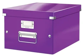 Leitz Univerzální krabice Click&Store, velikost M (A4), purpurová 60440062