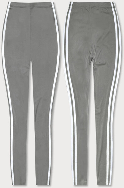 Šedé bavlněné legíny (YW01049-3) odstíny šedé XL (42)