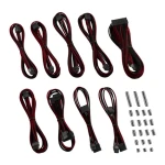 CableMod Classic ModMesh C-Series Kabel Kit pro Corsair Rmi RMx - černo-tmavě červena (CM-CSR-CKIT-NKKBR-R)