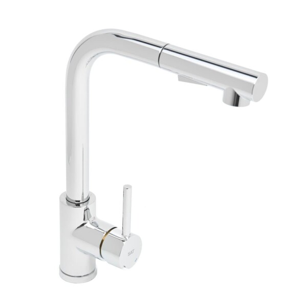 Dřezová baterie SAT sklopné rameno chrom SATBSD289L SATBSD289L