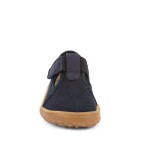 Chlapecké plátěné barefoot přezůvky CANVAS T-BAR DARK BLUE Froddo G1700439 - 35