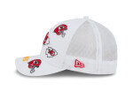 New Era Pánská kšiltovka Kansas City Chiefs NFL 9FORTY M-Crown A-Frame Trucker All Over