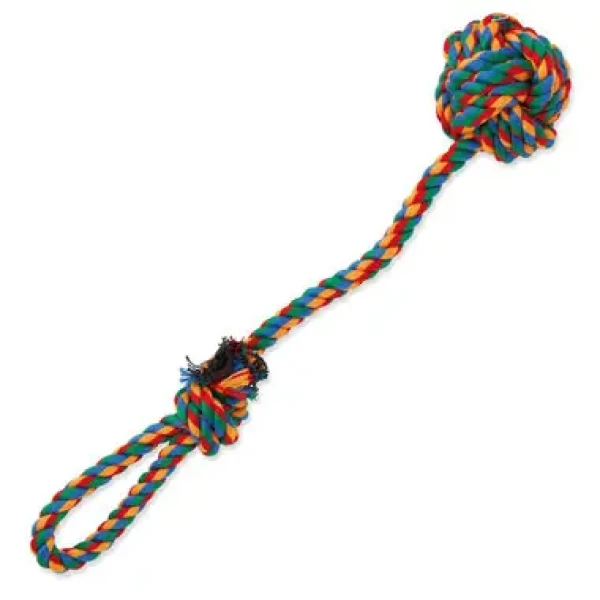 Dog Fantasy Hračka - přetahovadlo házecí barevné 35 cm (124-10183)