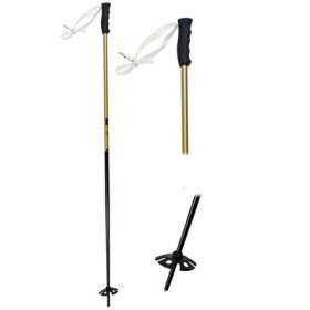 Lyžařské hůlky FACTION Candide Black / Gold Délka hůlek: 105cm