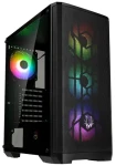 BitFenix Nova Mesh SE TG ARGB černá / PC skříň / ATX / 4x 120mm ARGB / USB 3.0 / Bez zdroje / Průhledná bočnice (BFC-NSE-300-KKGSK-4A)