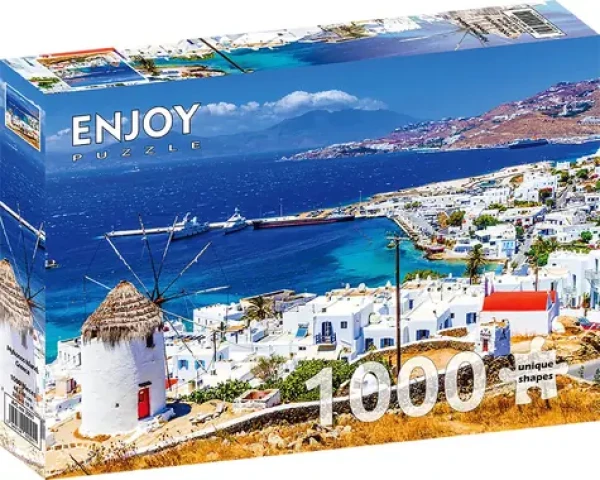 ENJOY Puzzle Ostrov Mykonos, Řecko