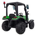 Mamido Dětský elektrický traktor BLAST s přívěsem 2x200W zelený