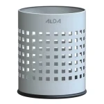 ALDA Officer bílá / Odpadkový koš / 7 l / děrovaný / lakovaná ocel