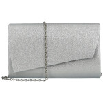 Módní dámské psaníčko Michelle Moon Celista, stříbrné