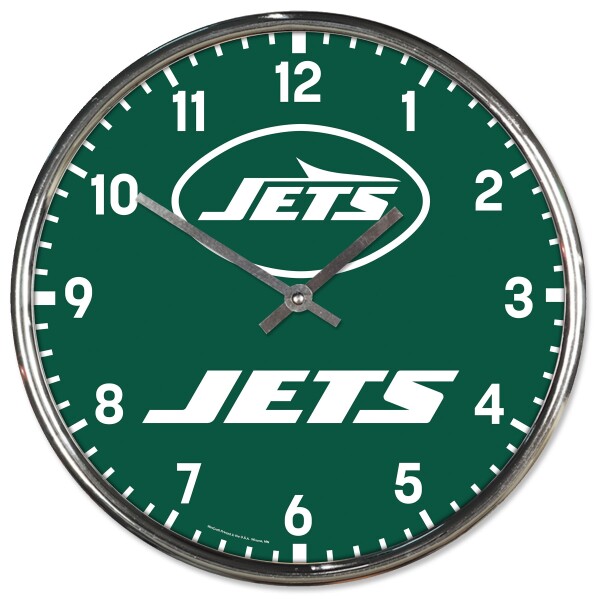 Hodiny New York Jets NFL Chrome Team Design
