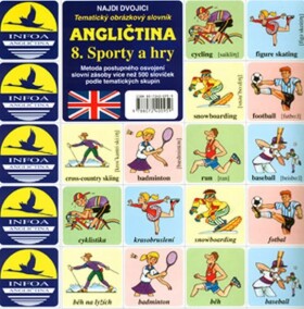 Najdi dvojici - Angličtina - 8. Sporty a hry - kolektiv autorů