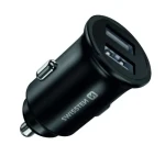 Autonabíječka 2x USB SWISSTEN METAL černý