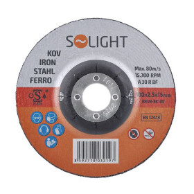 Solight RNUB-BK100 kotouč řezný na ocel 100 x 2,5 x 16 mm