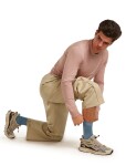 Pánské merino ponožky ICEBREAKER Mens Lifestyle Fine Gauge Crew, Flint Blue velikost: 39-44 (SM)