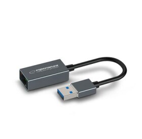 Esperanza ENA101 Síťový adaptér USB 3.0 - RJ45 Ethernet šedá / 18 cm (ENA101)