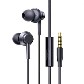 Baseus Encok HZ11 černá / sluchátka s mikrofonem / ovládácí tlačítko / 3.5mm jack / 1.2 m (HFPHZ11BASBK)