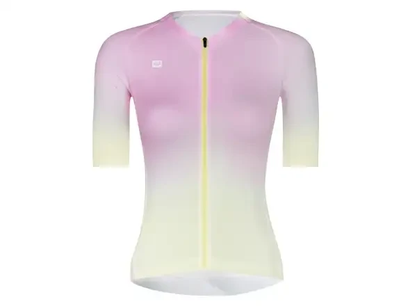 Force Stain dámský dres krátký rukáv žlutá/růžová vel. XL