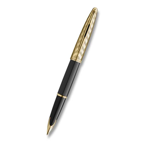 Plnicí pero Waterman Caréne 25 SE DLX Black GT, hrot F