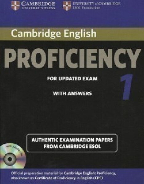 Cambridge English Proficiency 1 for Updated Exam Self-study Pack (Students Book with Answers and Au - Kolektiv autorů