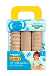 JOVI BABY dřevěné válečky - 3ks