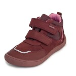 Dívčí celoroční boty s membránou Barefoot BANET BORDO, Protetika, červená - 21