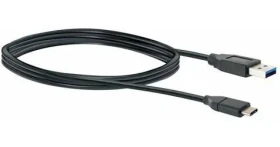 Schwaiger USB-C - USB-A 3.0 černý / Datový kabel / USB 3.2 Gen 1 / 5 Gbit/s / 1 m (CK3141533)