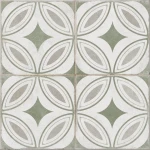Dlažba Toscaria Charm Green Patchwork Mat 42/42