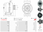 Alternátor AUDI A4 (B8), A5 (8T/F5), Q5 (8R) a A8 (4H) 1.8–2.0 TFSI a 3.0 TFSI